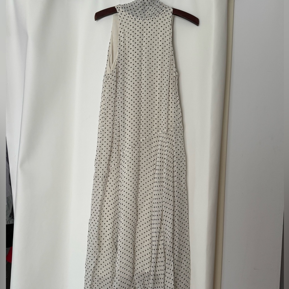 Zara Black and White Backless Dress